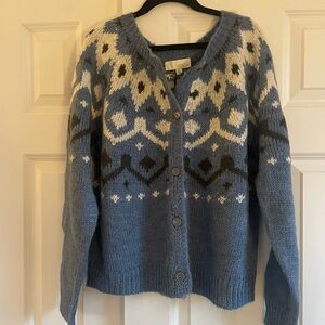 Pinch Nordic Pattern Women's Cardigan